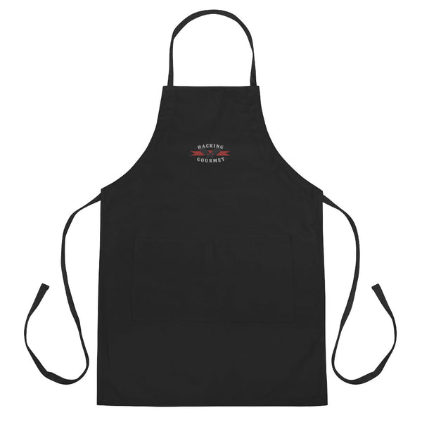Hacking Gourmet Embroidered Grill Apron